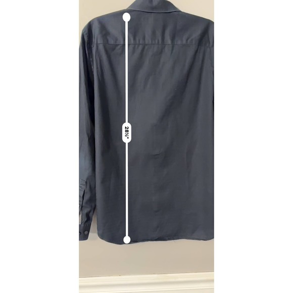 Calvin Klein Black Infinite Cool non-iron button up shirt-Large - Picture 3 of 5